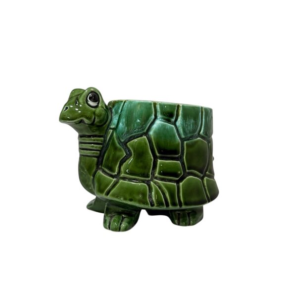 Vintage Majolica Inarco Turtle Planter made in Japan - Picture 6 of 17